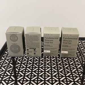 Lumin Fundamental Skincare Trial Mens Face Moisturizer Charcoal Face Wash 4 Pack